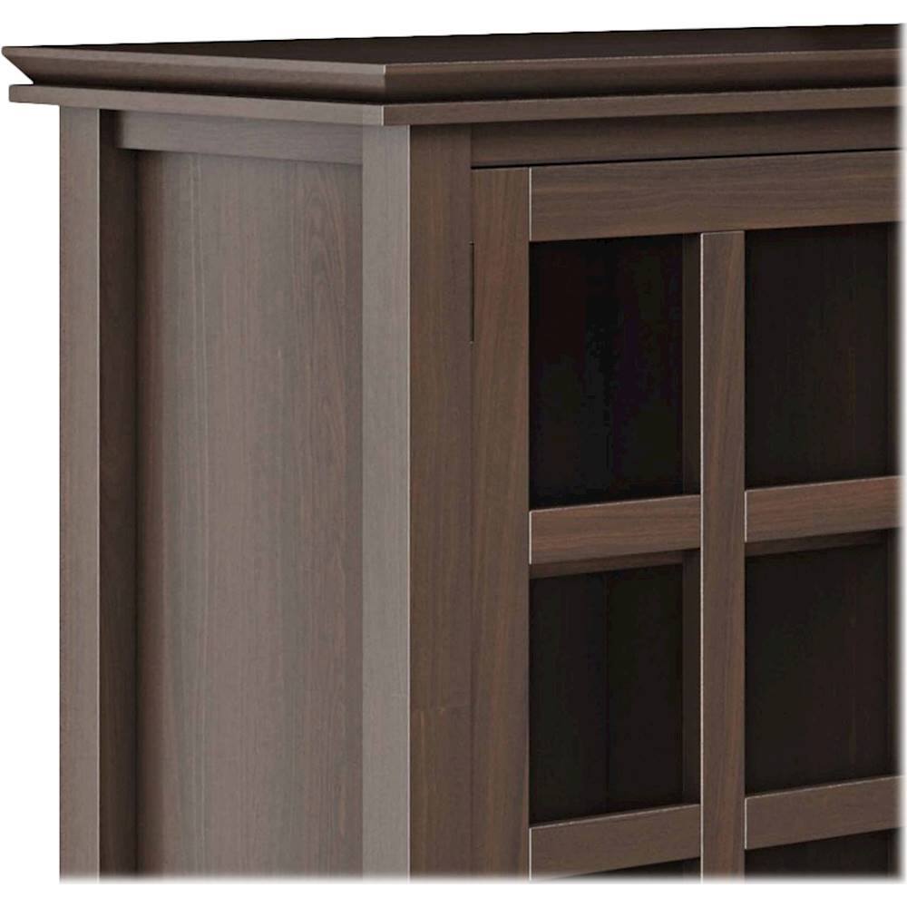 Alt View 12. Simpli Home - Artisan SOLID WOOD 38 inch Wide Transitional Medium Storage Cabinet in Tobacco Brown - Tobacco Brown.