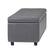 Left. Simpli Home - Hamilton Storage Ottoman - Stone Gray.