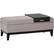 Alt View 15. Simpli Home - Oregon Storage Ottoman Bench with Tray - Gray Cloud.