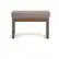 Front. Simpli Home - Milltown Modern Contemporary Foam/Plywood Bench Ottoman - Fawn Brown.