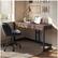 Alt View 16. Simpli Home - Erina Modern Industrial Solid Acacia Wood 2-Drawer Writing Desk - Distressed Charcoal Brown.