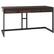 Left. Simpli Home - Erina Modern Industrial Solid Acacia Wood 2-Drawer Writing Desk - Distressed Charcoal Brown.