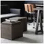 Alt View 13. Simpli Home - Rockwood Square Contemporary Tweed Storage Ottoman - Mink Brown.