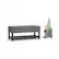 Alt View 15. Simpli Home - Cosmopolitan Rectangular Traditional Wood/Plywood Bench Ottoman With Inner Storage - Stone Gray.