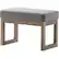 Alt View 14. Simpli Home - Milltown Rectangular Modern Contemporary Plywood/Linen-Look Fabric Bench Ottoman - Gray.