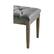 Alt View 13. Simpli Home - Waverly Rectangular Traditional Faux Leather/Pine Wood Bench Ottoman - Slate Gray.