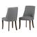 Alt View 11. Simpli Home - Walden Contemporary High-Density Foam & Linen-Look Fabric Dining Chairs (Set of 2) - Slate Gray.