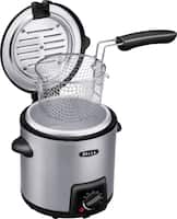 Bella - 0.9L Deep Fryer - Stainless Steel - Front_Zoom