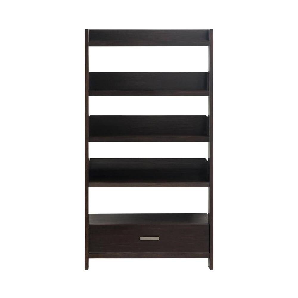 Best Buy: Simpli Home Deanna Contemporary Wood 3-shelf 1-drawer 