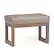 Angle. Simpli Home - Milltown 26 inch Wide Contemporary Rectangle Footstool Ottoman Bench - Ash Blonde.