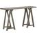 Left. Simpli Home - Sawhorse Rectangular Modern Wood Table - Distressed Gray.
