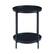 Front. Simpli Home - Monet Industrial 17 inch Wide Metal Metal End Table in Black - Black.