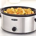 Left Zoom. Bella - 5-qt. Slow Cooker with Dipper - Stainless Steel.