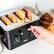 Alt View 14. Bella Pro Series - 4-Slice Digital Touchscreen Toaster - Black Stainless Steel.