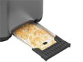 Alt View Zoom 11. Bella Pro Series - 2-Slice Digital Touchscreen Toaster - Black Stainless Steel.