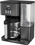 Angle. Bella Pro Series - 18-Cup Programmable Coffee Maker - Black Stainless Steel.