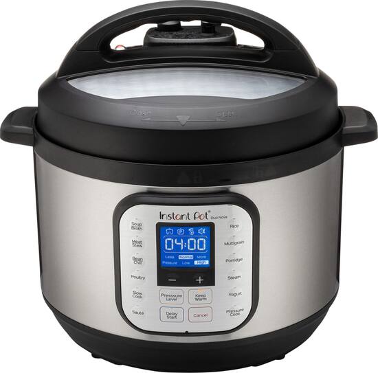 Instant Pot Duo Nova 10qt Multi Cooker Stainless Steel 114 0001 01 Best Buy