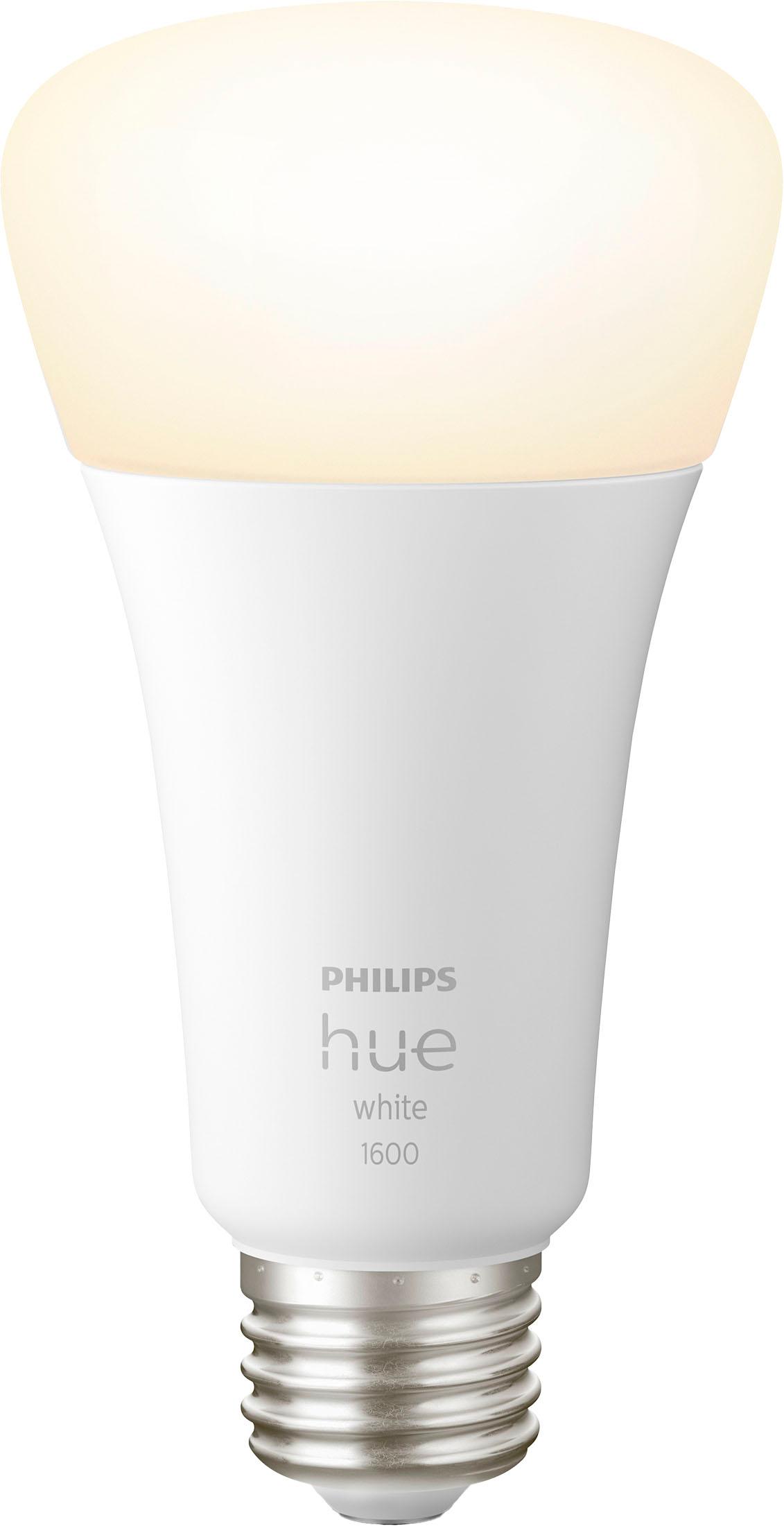 Angle View: Philips - Hue White 100W A21 Smart Bulb
