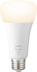 Philips - Hue A21 Bluetooth 100W LED Bulb - White - Front_Zoom