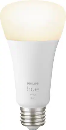 Front. Philips - Hue A21 Bluetooth 100W LED Bulb - White.