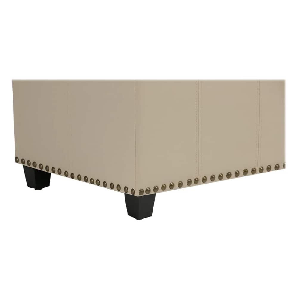 Alt View 13. Simpli Home - Amelia Storage Ottoman Bench - Satin Cream.