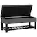 Left. Simpli Home - Saxon Rectangular Traditional Wood/Engineered Wood Bench Ottoman With Inner Storage - Slate Gray.
