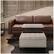 Alt View 15. Simpli Home - Harrison 36 inch Wide Transitional Square Coffee Table Storage Ottoman in Platinum Tweed Look Fabric - Platinum.