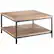 Left. Simpli Home - Skyler Square Modern Industrial Mango Wood Coffee Table - Natural.
