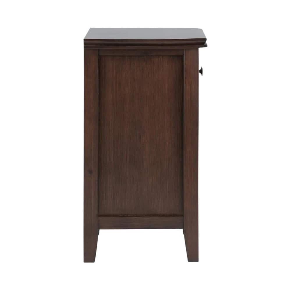 Simpli Home – Artisan SOLID WOOD 24 inch Wide Transitional Bedside Nightstand Table in – Russet Brown Sansujyuku sansujyuku.com