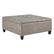 Left. Simpli Home - Harrison 36 inch Wide Transitional Square Coffee Table Storage Ottoman in Distressed Grey Taupe Faux Leather - Distressed Gray Taupe.