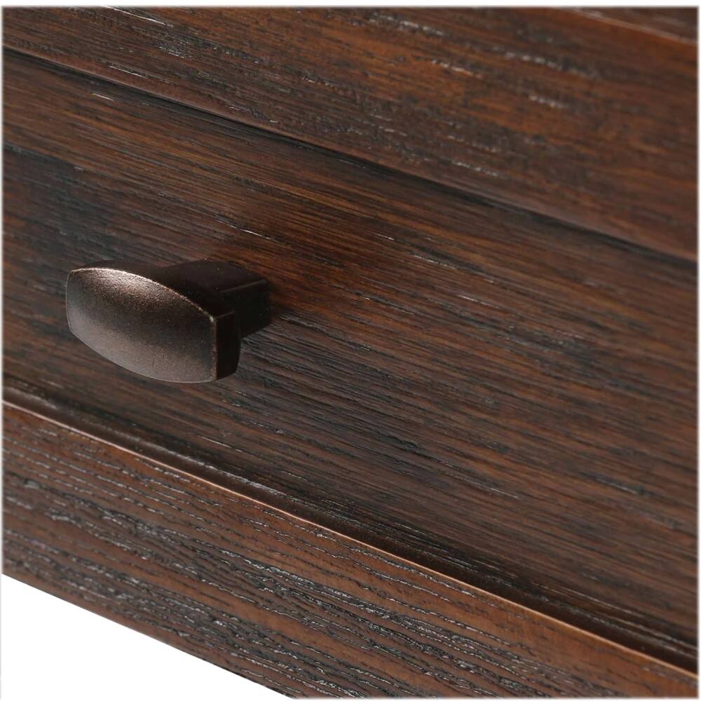 Alt View 13. Simpli Home - Warm Shaker SOLID WOOD 20 inch Wide Rectangle Transitional End Table in Distressed Charcoal Brown - Distressed Charcoal Brown.