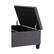 Alt View 13. Simpli Home - Ellis Contemporary Wood/Engineered Wood Ottoman - Slate Gray.