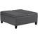Left. Simpli Home - Ellis Contemporary Wood/Polyurethane Faux Leather Ottoman - Stone Gray.