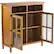 Alt View 13. Simpli Home - Warm Shaker SOLID WOOD 39 inch Wide Transitional Medium Storage Media Cabinet in Light Golden Brown - Light Golden Brown.