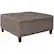 Alt View 11. Simpli Home - Harrison 36 inch Wide Transitional Square Coffee Table Storage Ottoman in Mink Brown Tweed Look Fabric - Mink Brown.