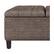 Alt View 14. Simpli Home - Harrison 36 inch Wide Transitional Square Coffee Table Storage Ottoman in Mink Brown Tweed Look Fabric - Mink Brown.