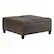 Alt View 11. Simpli Home - Ellis Contemporary Wood/Polyurethane Faux Leather Ottoman - Chocolate Brown.