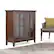 Angle. Simpli Home - Artisan SOLID WOOD 38 inch Wide Transitional Medium Storage Cabinet in Russet Brown - Russet Brown.