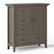 Front. Simpli Home - Redmond SOLID WOOD 39 inch Wide Transitional Medium Storage Cabinet in Farmhouse Grey - Farmhouse Grey.