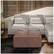 Alt View 15. Simpli Home - Avalon Square Contemporary Faux Air Leather Storage Ottoman - Distressed Umber Brown.