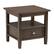 Front. Simpli Home - Warm Shaker SOLID WOOD 20 inch Wide Rectangle Transitional End Side Table in Farmhouse Brown - Farmhouse Brown.