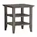 Front. Simpli Home - Acadian SOLID WOOD 19 inch Wide Square Transitional End Table in Farmhouse Grey - Farmhouse Gray.