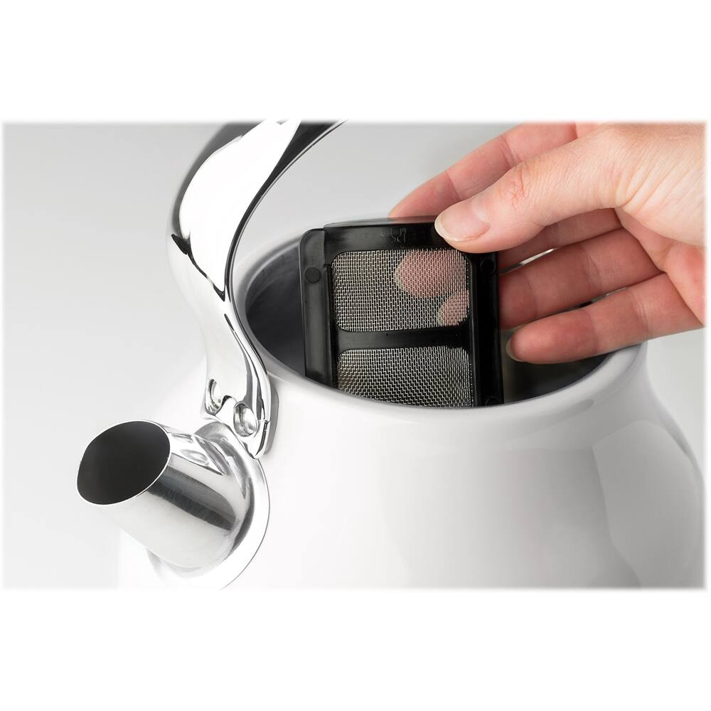 Alt View 18. Haden - Heritage  1.7 Liter Electric Kettle Stainless Steel with Auto Shut -Off - Ivory.
