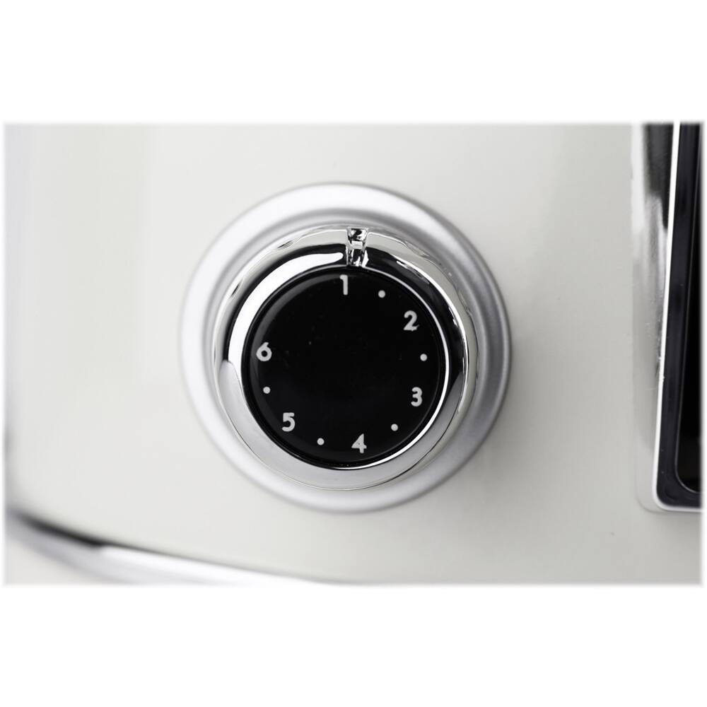 Alt View 14. Haden - Heritage 4-Slice Toaster, Wide Slot for Bagels with Multi Settings - Ivory.