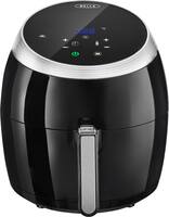 Bella - 5.3-qt. Touchscreen Air Convection Fryer - Black - Front_Zoom