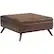 Alt View 15. Simpli Home - Owen Square Mid-Century Modern Faux Air Leather Ottoman With Inner Storage - Distressed Chestnut Brown.