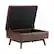 Alt View 11. Simpli Home - Owen Mid-Century Modern Faux Air Leather Ottoman With Inner Storage - Distressed Saddle Brown.