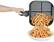 Alt View 14. Bella - 5.3-qt. Analog Air Convection Fryer - Stainless Steel.