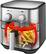 Alt View 11. Bella - 4-qt. Analog Air Convection Fryer - Stainless Steel.