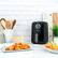 Alt View 11. Bella - 1.6-qt. Analog Air Fryer - Black.
